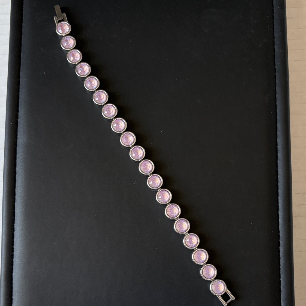 Touchstone Crystal Purple Gem Bracelet